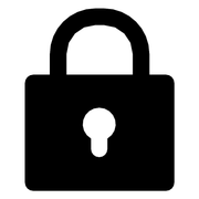 Icône d’un cadenas fermé