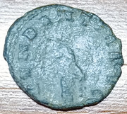 Antoniniano de Galieno. ABVNDANTIA AVG. Roma Moneda-12-R