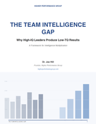 The Team Intelligence Gap