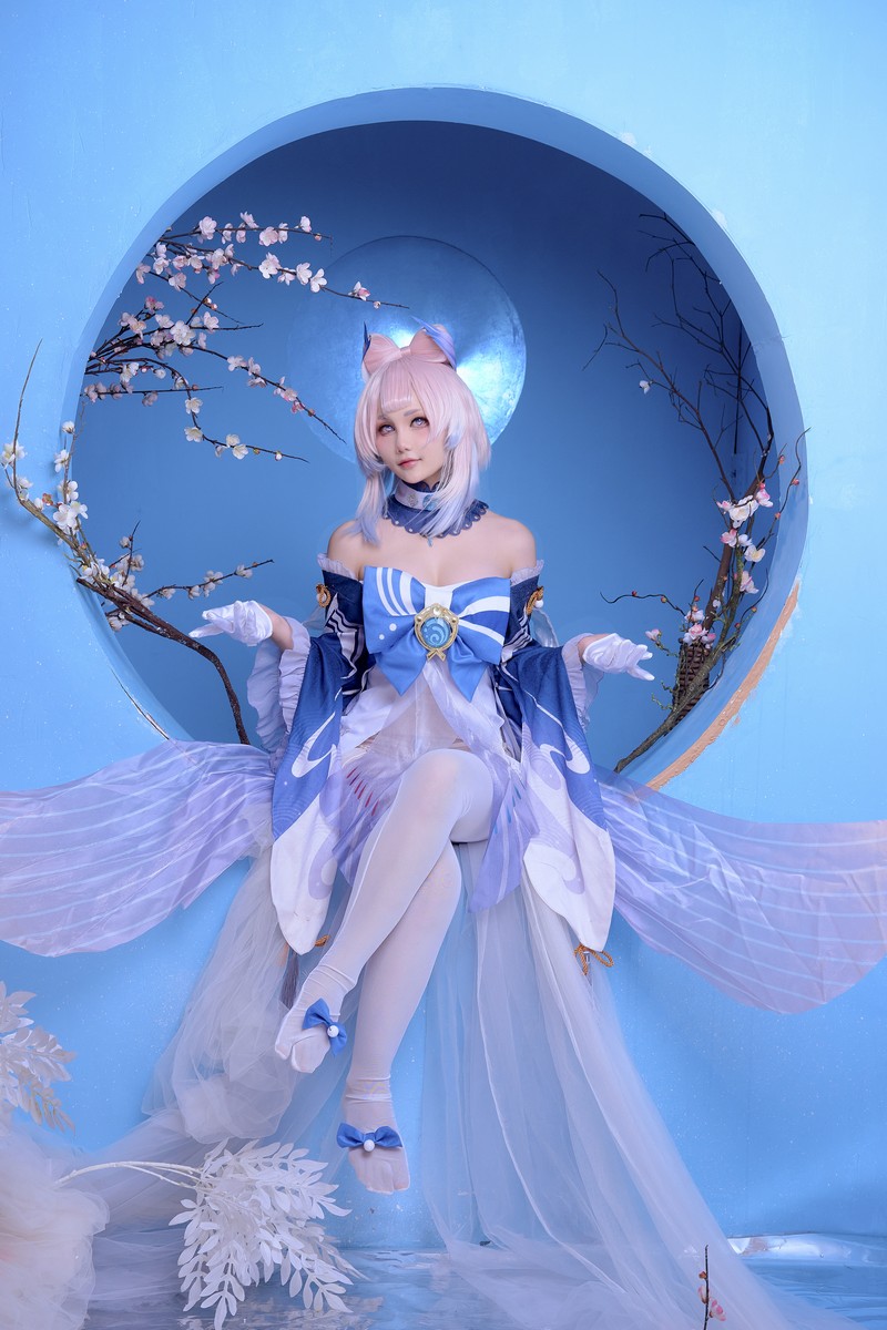 Joyce Lin2x Kokomi Cosplay Genshin Impact 写真集 49P插图5