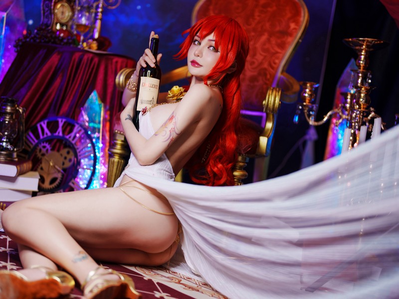 Joyce Lin2x Himeko Dress Cosplay Honkai Star Rail 写真 74P插图5