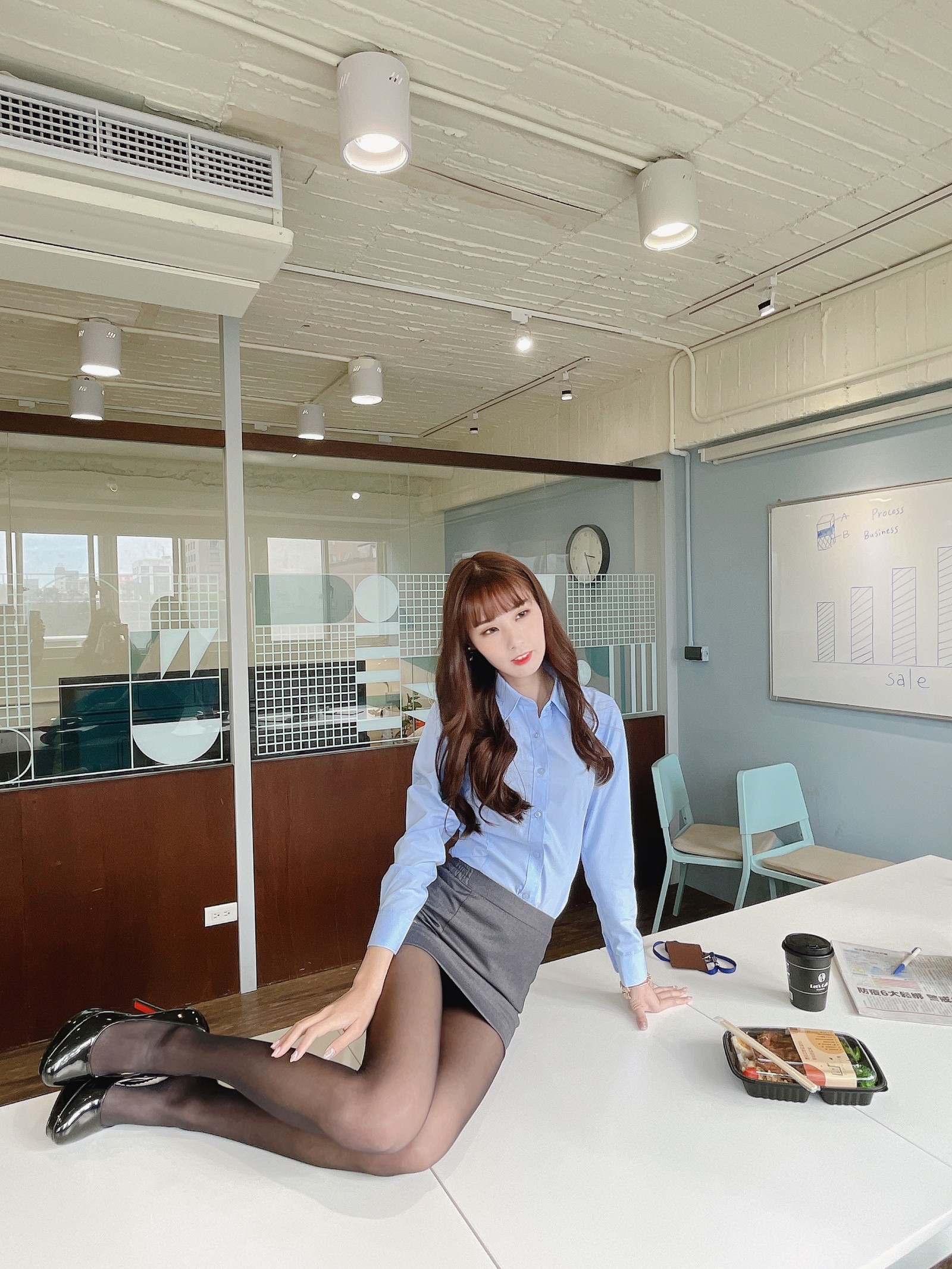 泥泥汝 OL 女郎 B 主题 写真＋视频合集｜高人气职业风作品（350P｜12V｜840MB）插图9