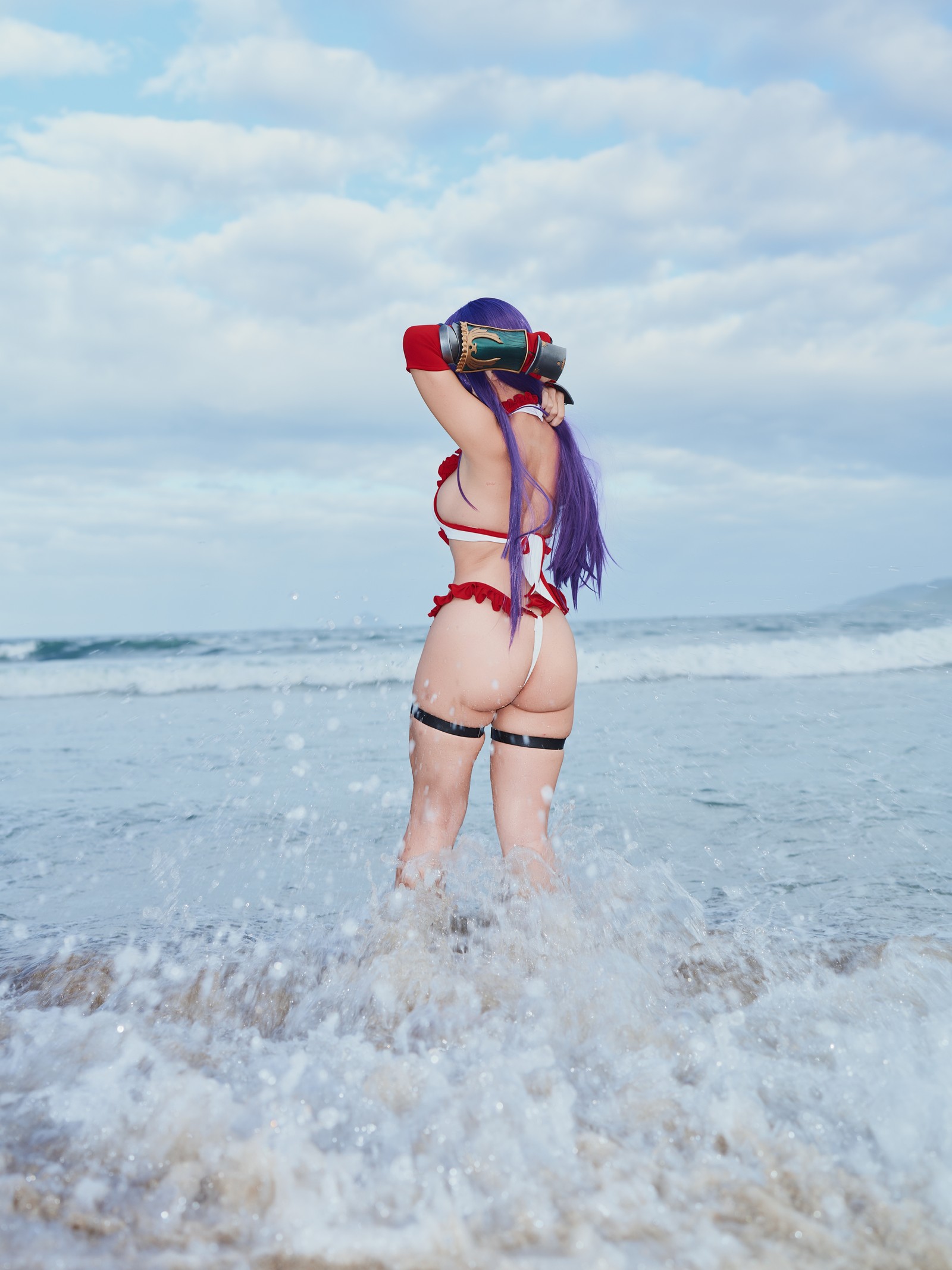 Puy Puy – 玛尔达 Martha Summer Cosplay 写真视频（96P+3V-4.56GB）FGO插图3