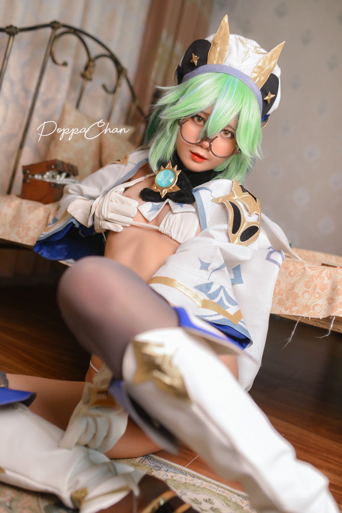 PoppaChan Sucrose Cosplay (Genshin Impact) – 29 Photos 14 Videos 163MB插图