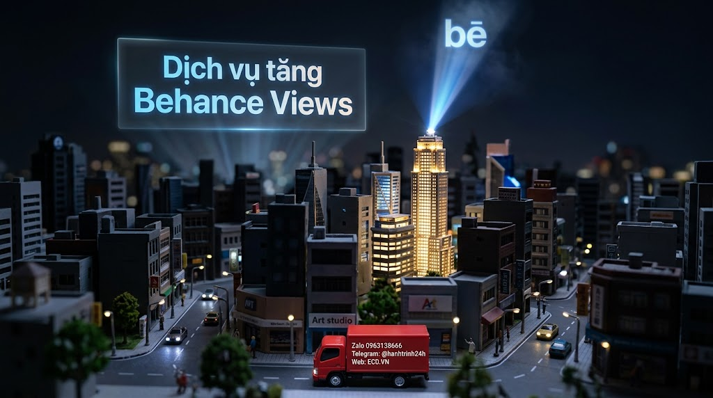 dịch vụ tăng behance views tự nhiên tăng like