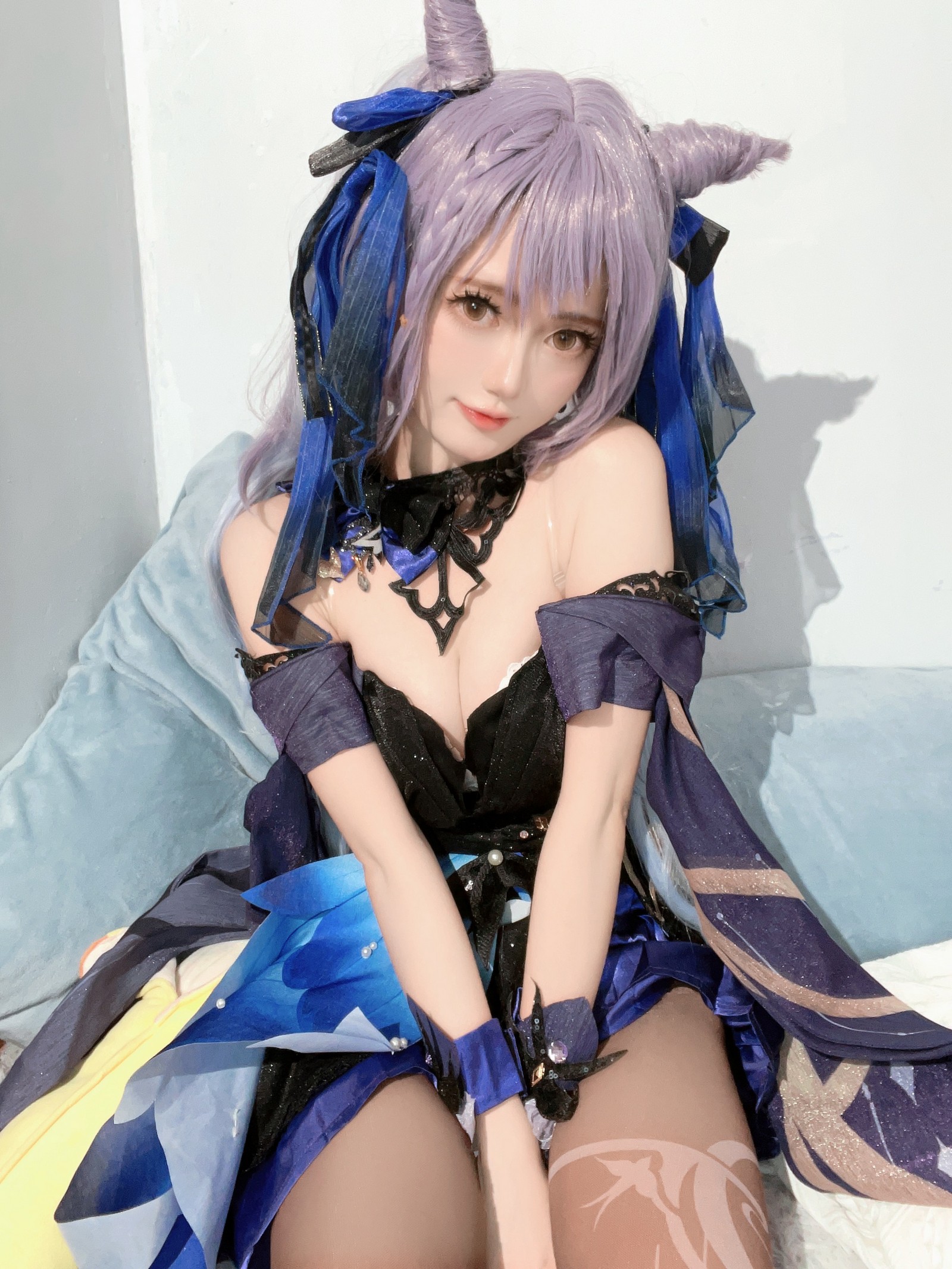 趴趴捣蛋陌 刻晴 Cosplay 写真合集｜原神人气角色 写真＋视频（92P＋1V｜677MB）插图1