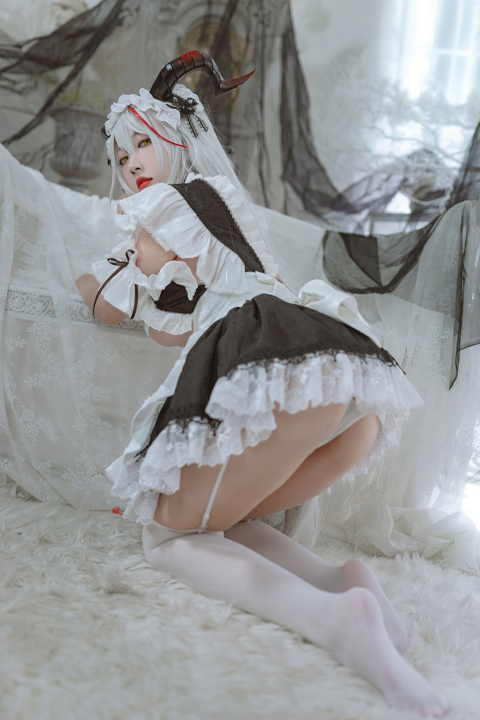 宮本桜 埃吉尔 女仆 Cosplay 写真合集｜碧蓝航线女仆主题（29P｜314MB）插图9