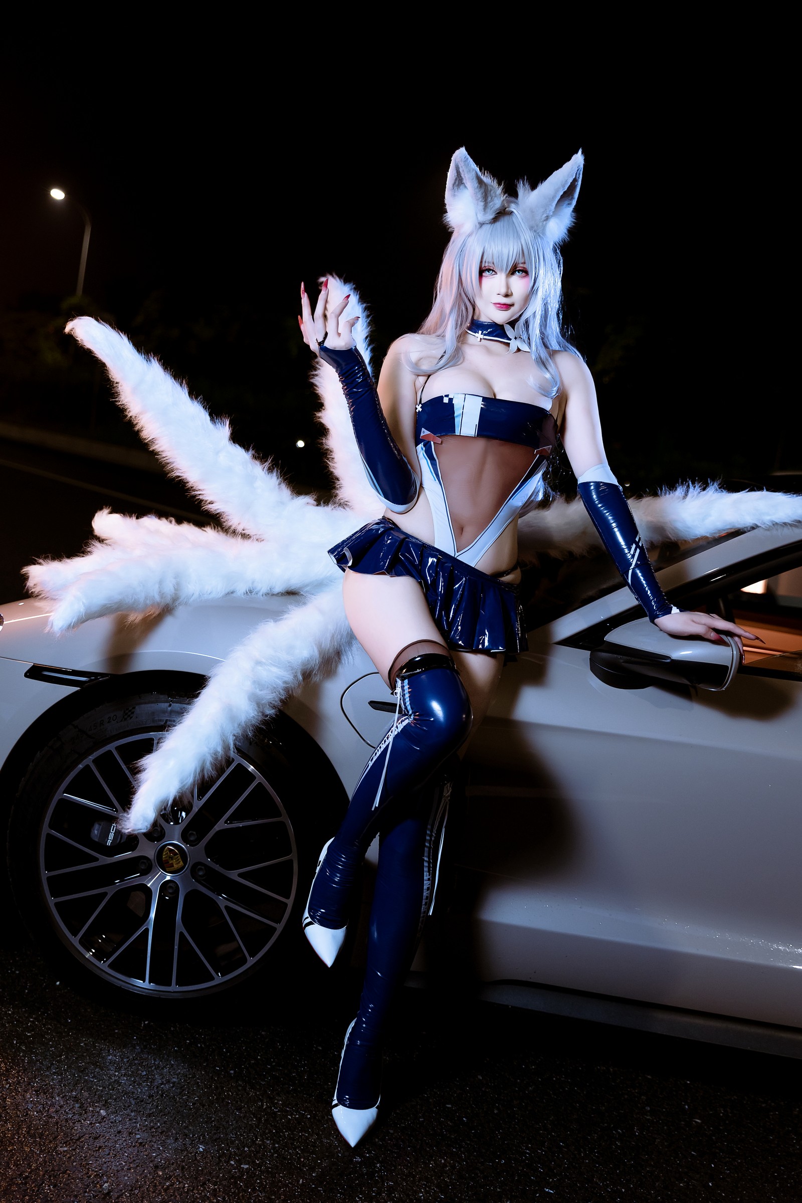 兔胖胖min – 碧蓝航线 信浓 赛车 Cosplay 高清写真集（40P-334.3MB）插图