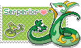 Stamp featuring Serperior.