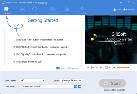 GiliSoft Audio Converter Ripper 9.3