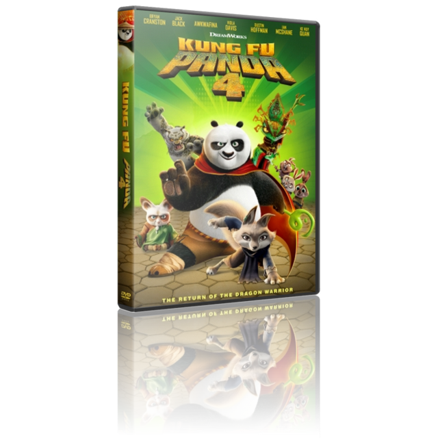 Portada - Kung Fu Panda 4 [DVD9 Full][Pal][Cast/Ing/Cz/Slov/Cat][Sub:Varios][Animación][2024]