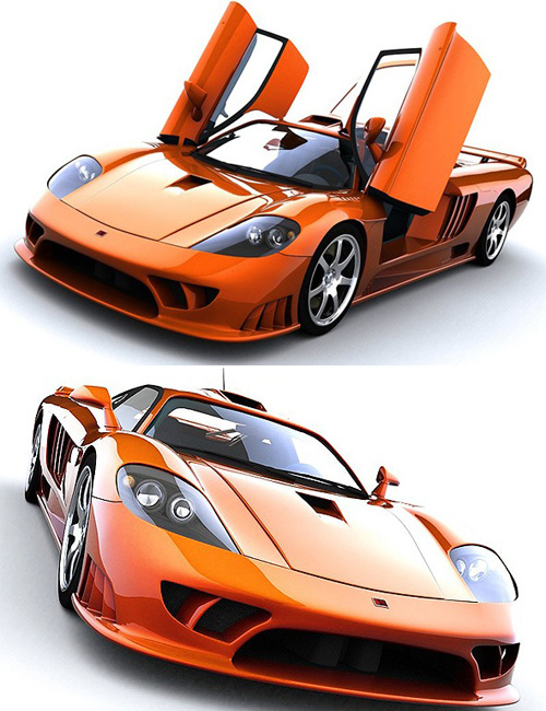 SR8 Supercar - Daz Studio and 3DS Versions