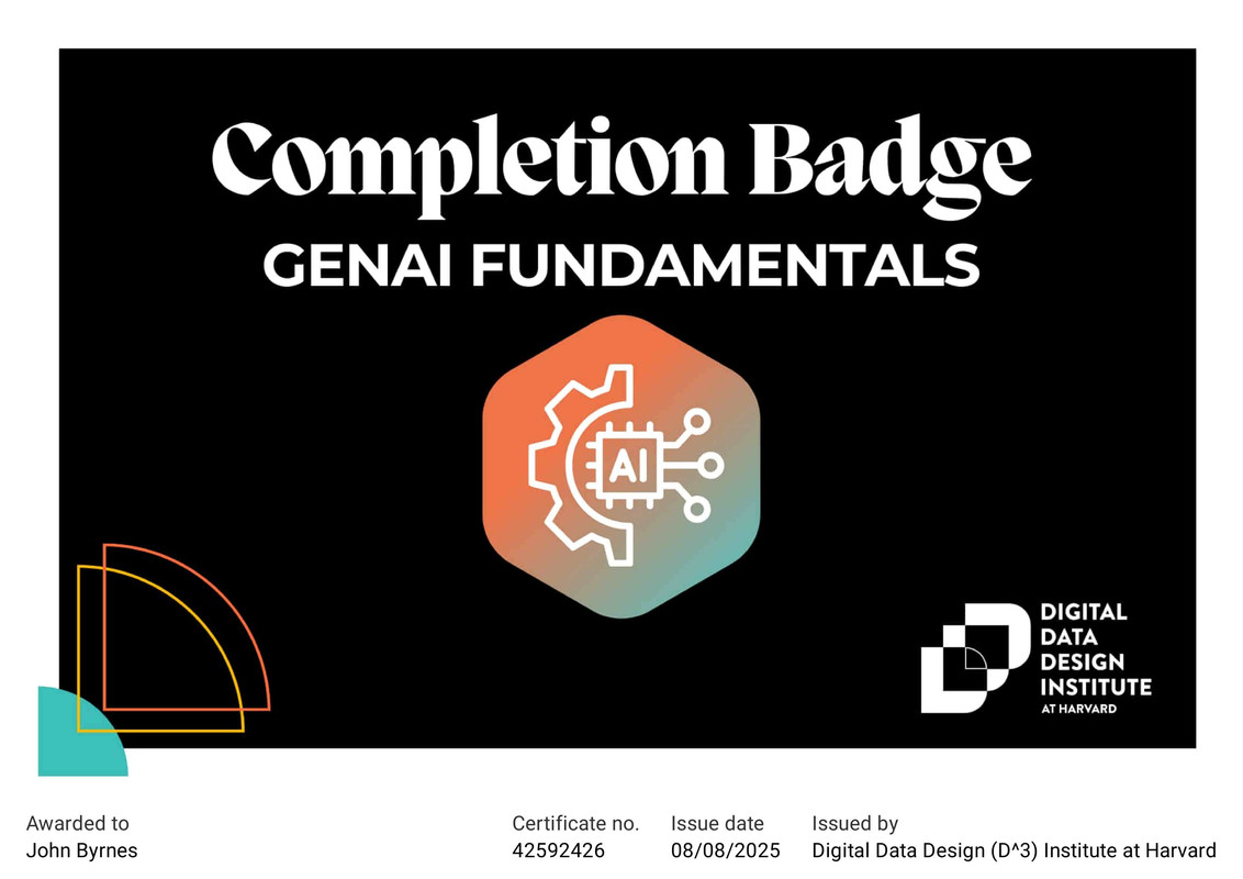 GENAI FUNDAMENTALS CERTIFICATE