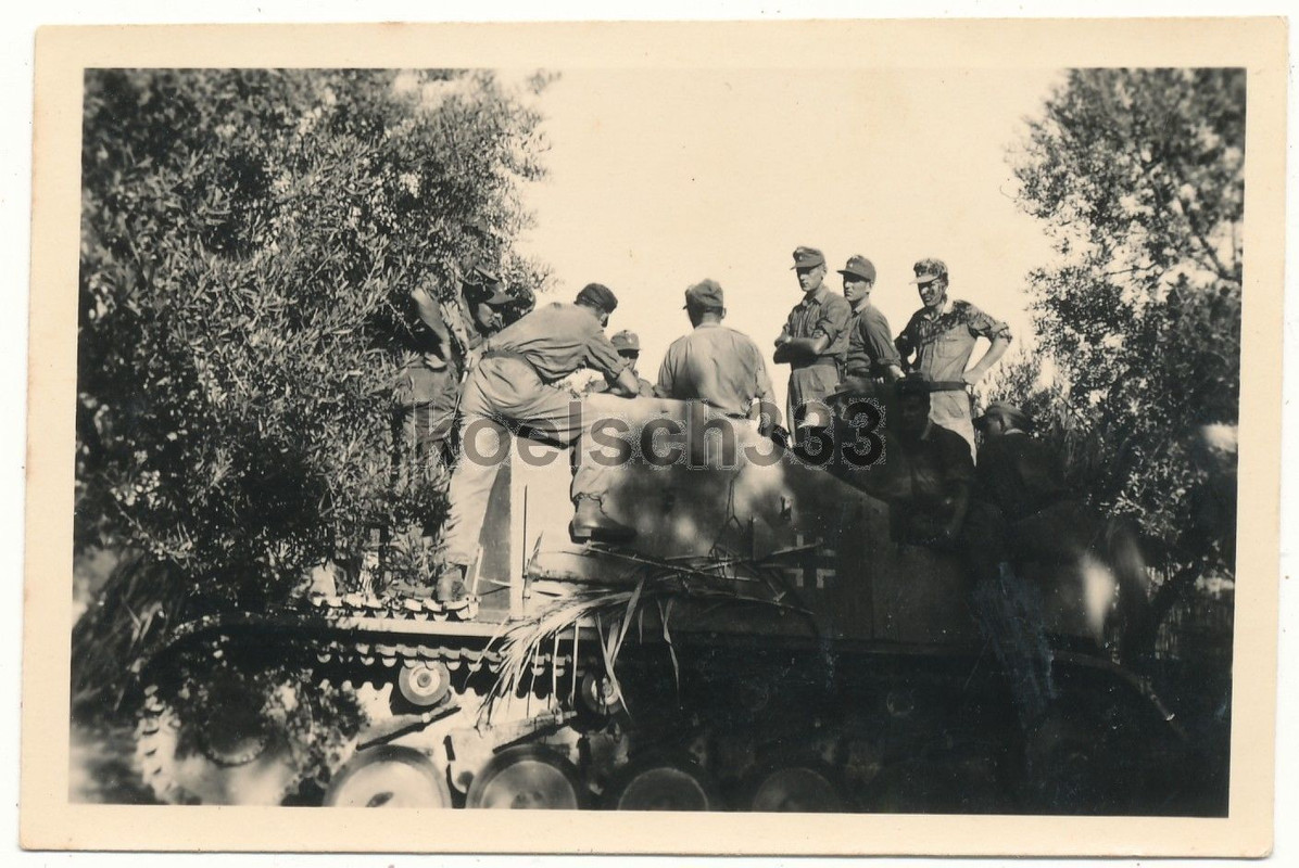 Foto Italien 1943 Fallschirmjäger Panzerjäger Ma