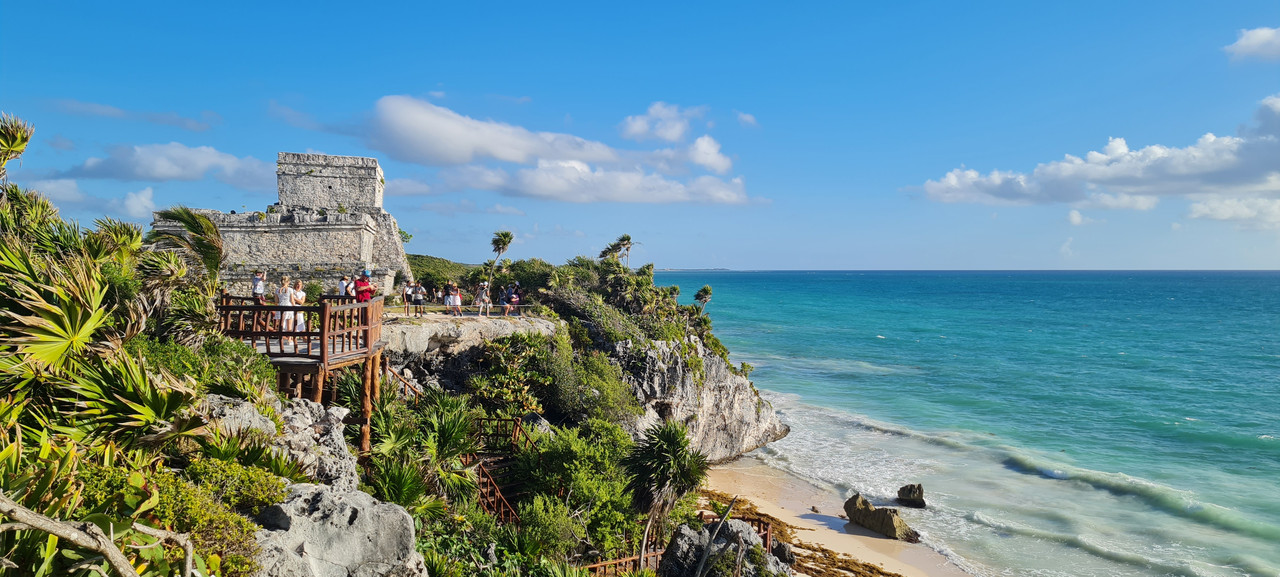 Riviera Maya en Navidad - Blogs de Mexico - Ruinas de Tulum, Cobá, el Gran Cenote y snorkel con tortugas en playa Paraíso (4)