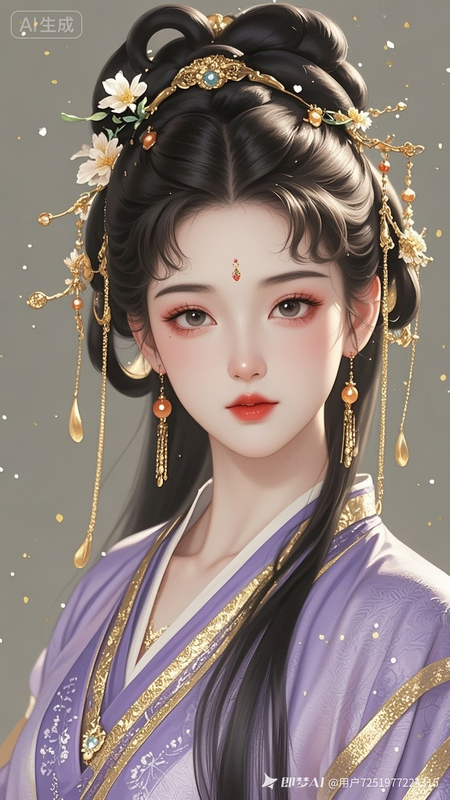 jimeng 2025 10 06 3021 gu feng hui hua gu dai mei ren ce yan ke li gan jing zhi zhuang rong tu xian 