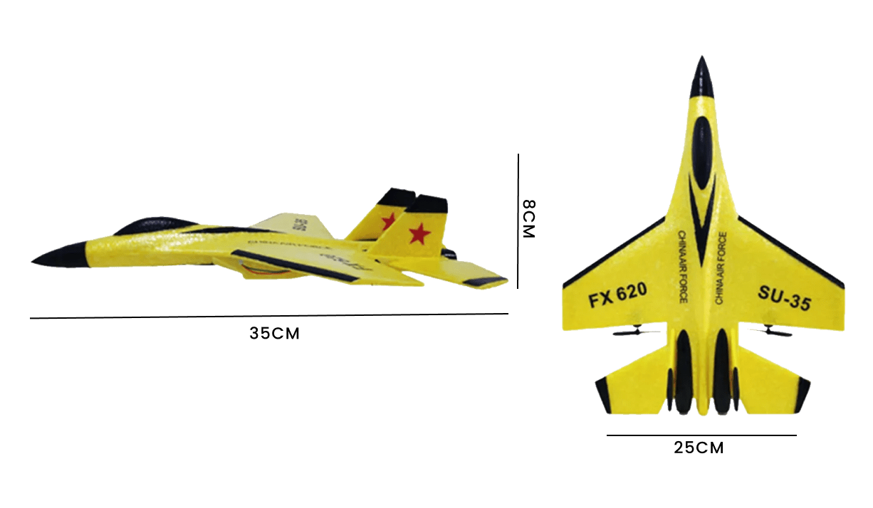 vallty Fx620 rc plane size
