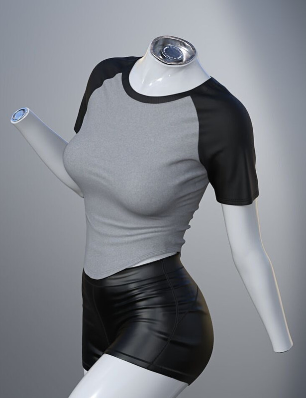 dForce SU Sports Clothes for Genesis 9, 8.1, and 8 Female