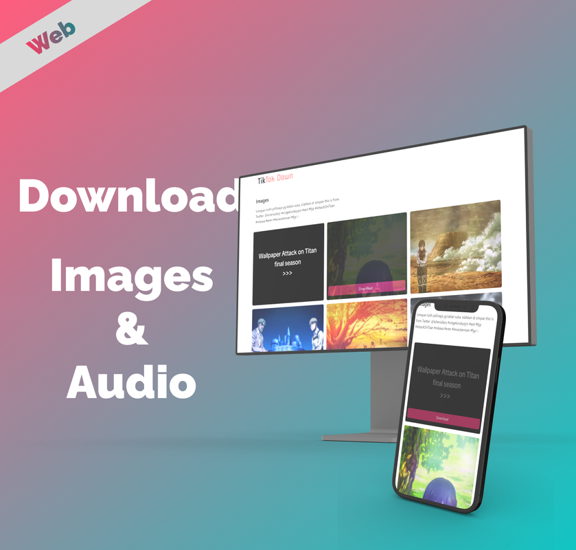 Tiktok Video Downloader Without watermark, Audio and Image Extractor - 6