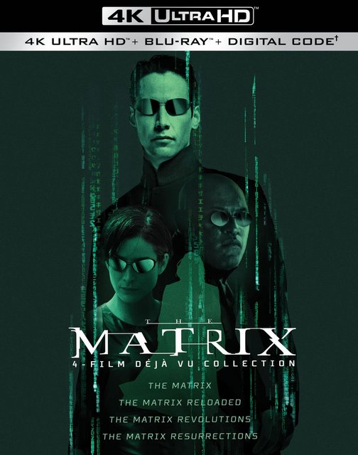 Matrix Deja Vu. Kolekcja 4 Filmów [1-4] / The Matrix 4-Film Déjà vu Collection (1999-2021) 2160p.CEE.UHD.Blu-ray.HEVC.Atmos.7.1-COASTER/franjhos / POLSKI LEKTOR i NAPISY