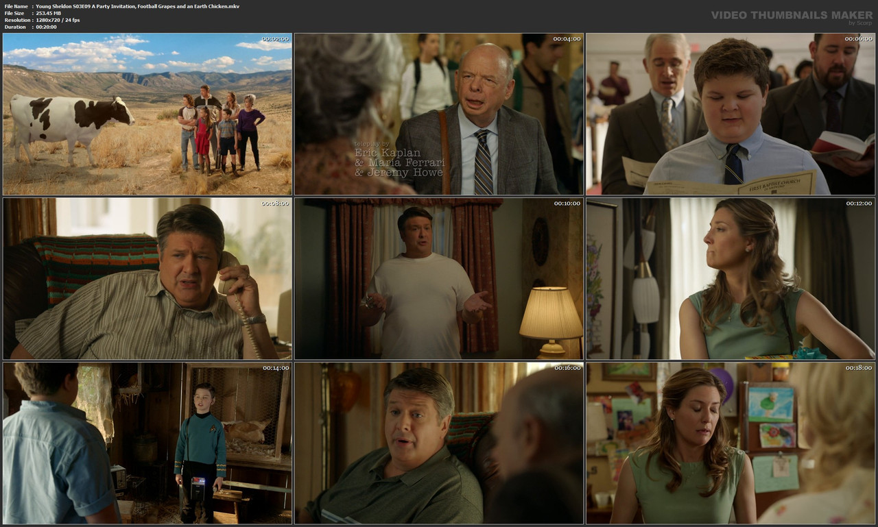 Young Sheldon S03E09 A Party Invitation, Football Grapes and an Earth Chicken.mkv