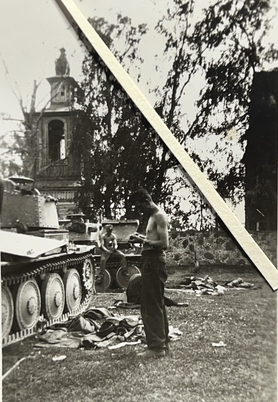 Deutsche Foto 2wk Russland Feldzug Panzer Tank Division 7 Fotoalbum Russia (17)