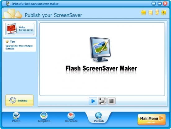 iPixSoft Flash ScreenSaver Maker v4.5.0 Multilingual