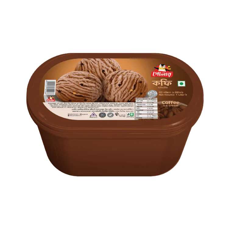 কফি আইসক্রিম ১ লিটার