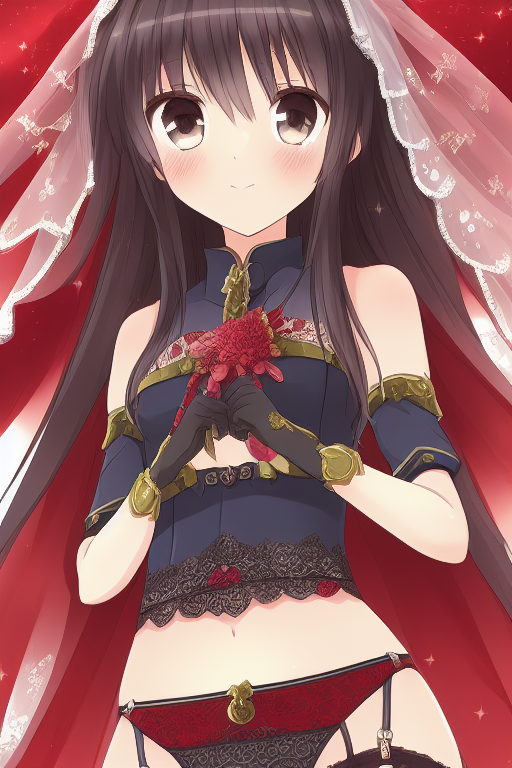 01678-578647031-extremely detailed Shakugan no Shana Tsundere bishoujo wearing Intricately embroider