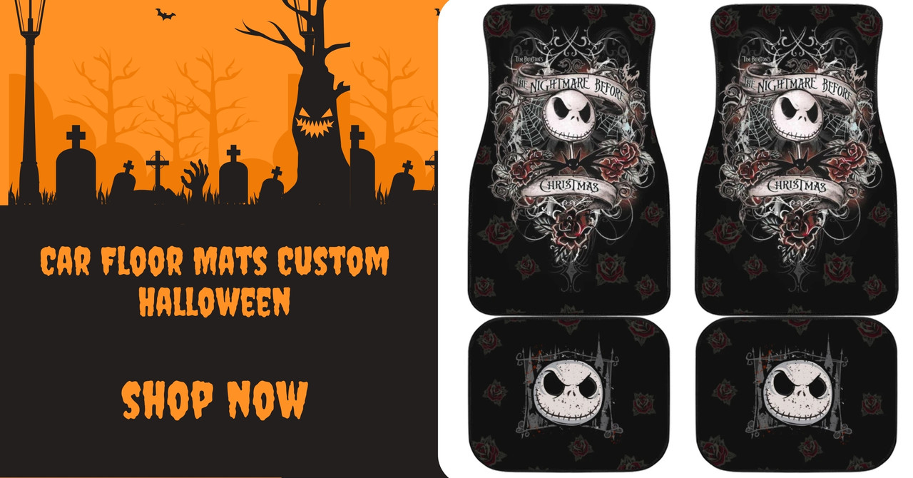 Car Floor Mats Custom Halloween