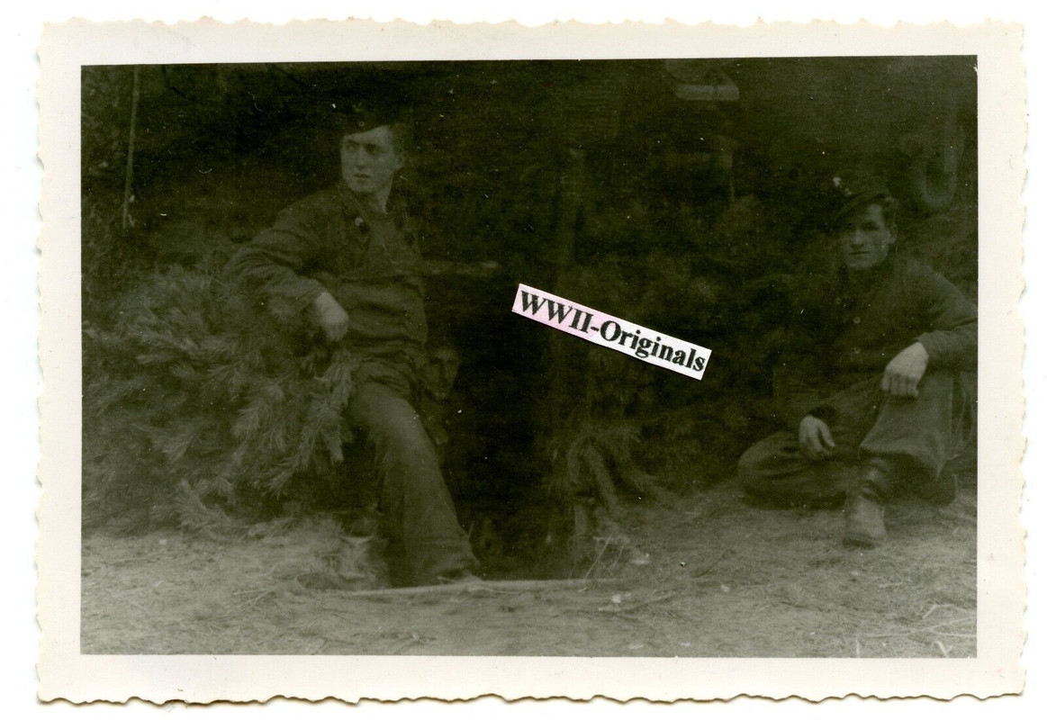 3 x Foto Panzer V Panther Bunker Villa #313 Panzer-Regiment 2 RADLIN Polen 1944 (4)