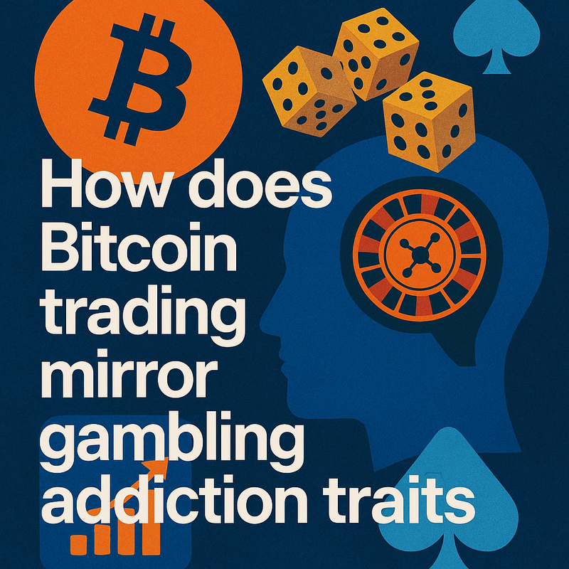 How does Bitcoin trading mirror gambling addiction traits