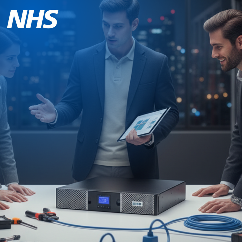 Display LCD gráfico do Nobreak Eaton 9PX