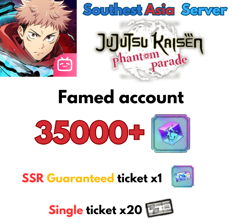 [Global/Asia] Jujutsu Kaisen Phantom Parade Farmed account 