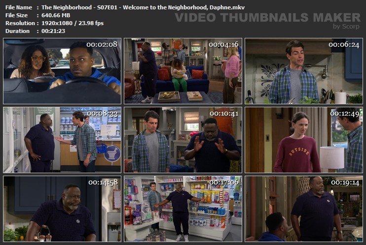 The Neighborhood - S07E01 - Welcome to the Neighborhood, Daphne.mkv