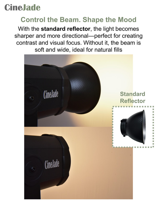  Cinejade 200W LED COB Video Light8