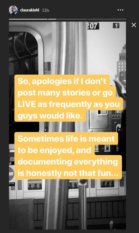 Tangkapan layar IG Story/ claurakiehl