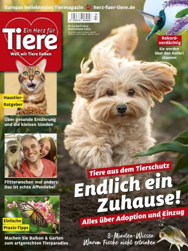 Cover: Ein Herz für Tiere Magazin No 04 April 2024
