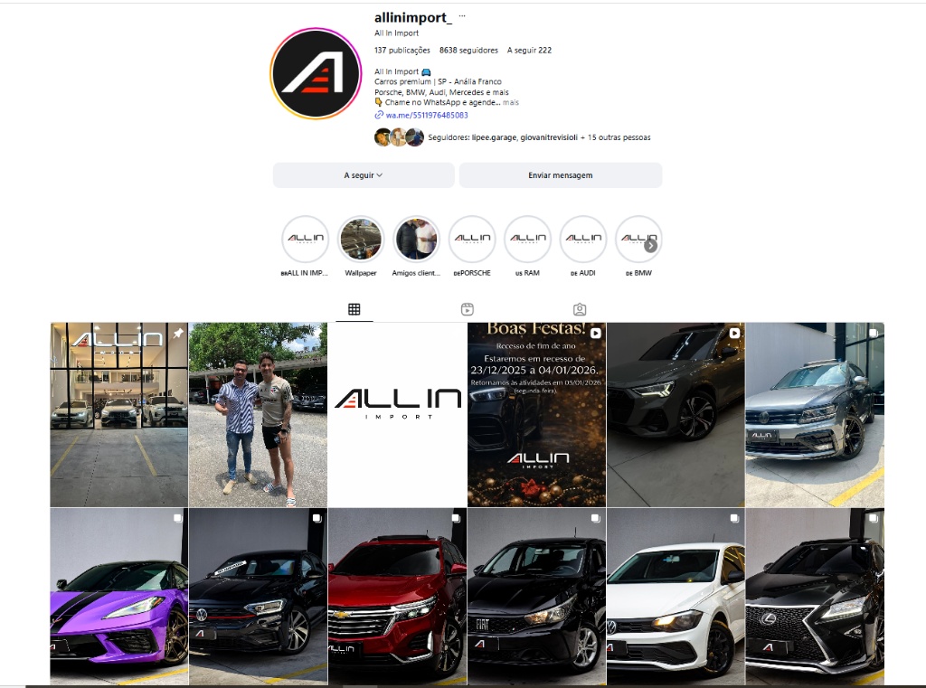 Feed Instagram All In Import