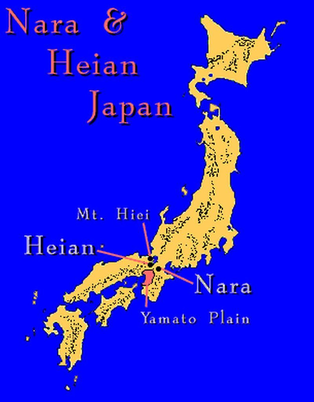 710-nara-heian-japan-map