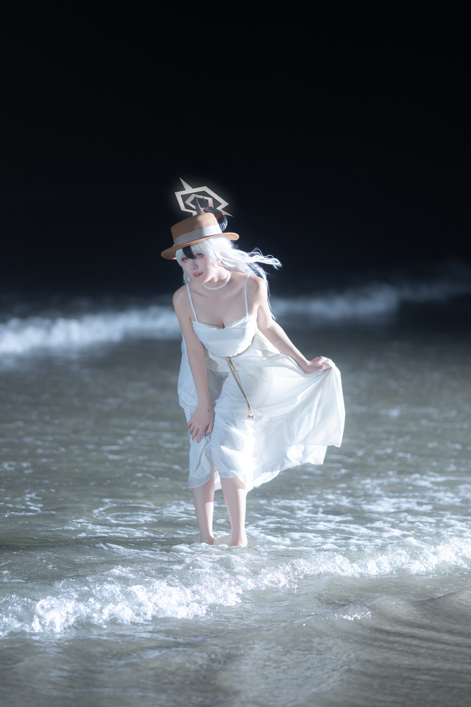 纸悦Etsu_ko《加代子白裙》唯美白裙写真｜小清新图集[20P-195.7M]插图
