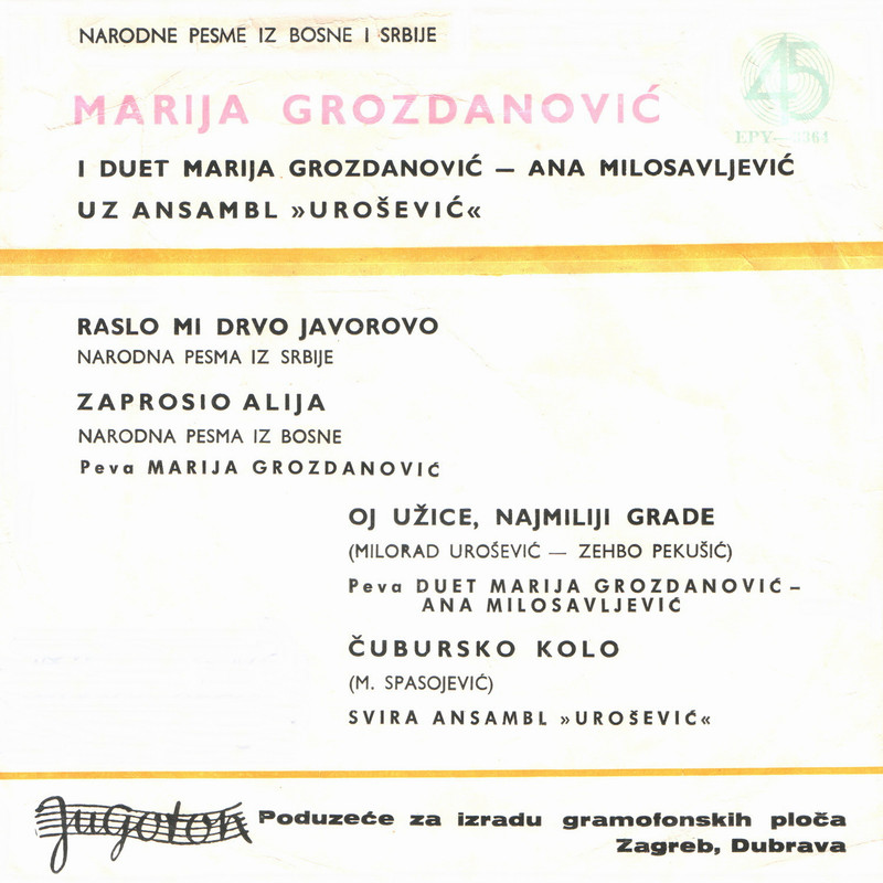 Marija Grozdanovic 1964 z