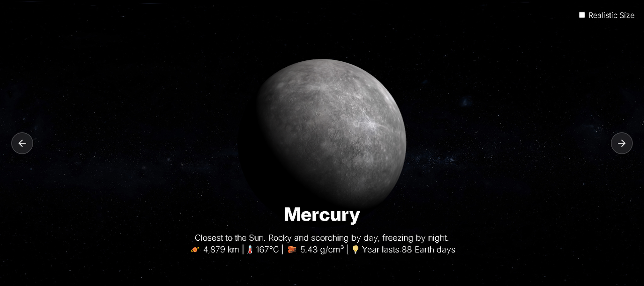Solar System 3D Explorer Preview