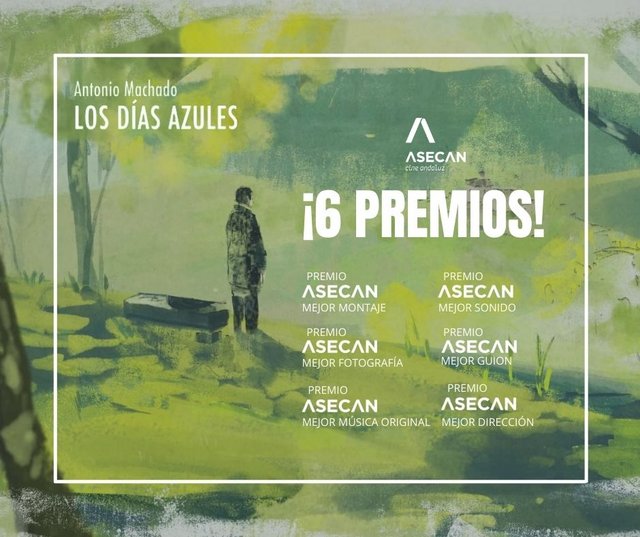 EL DOCUMENTAL “ANTONIO MACHADO. LOS DIAS AZULES”, DE LAURA HOJMAN, GANA 6 PREMIOS ASECAN DEL CINE ANDALUZ