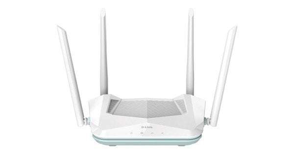 PCdigital: Router D-LINK R15 Ethernet Doble Banda Mu-Mimo Eagle Pro AI AX1500, WI-FI6, 4 Antenas Externas 
