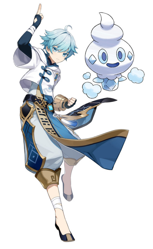 Chongyun and Vanillite
