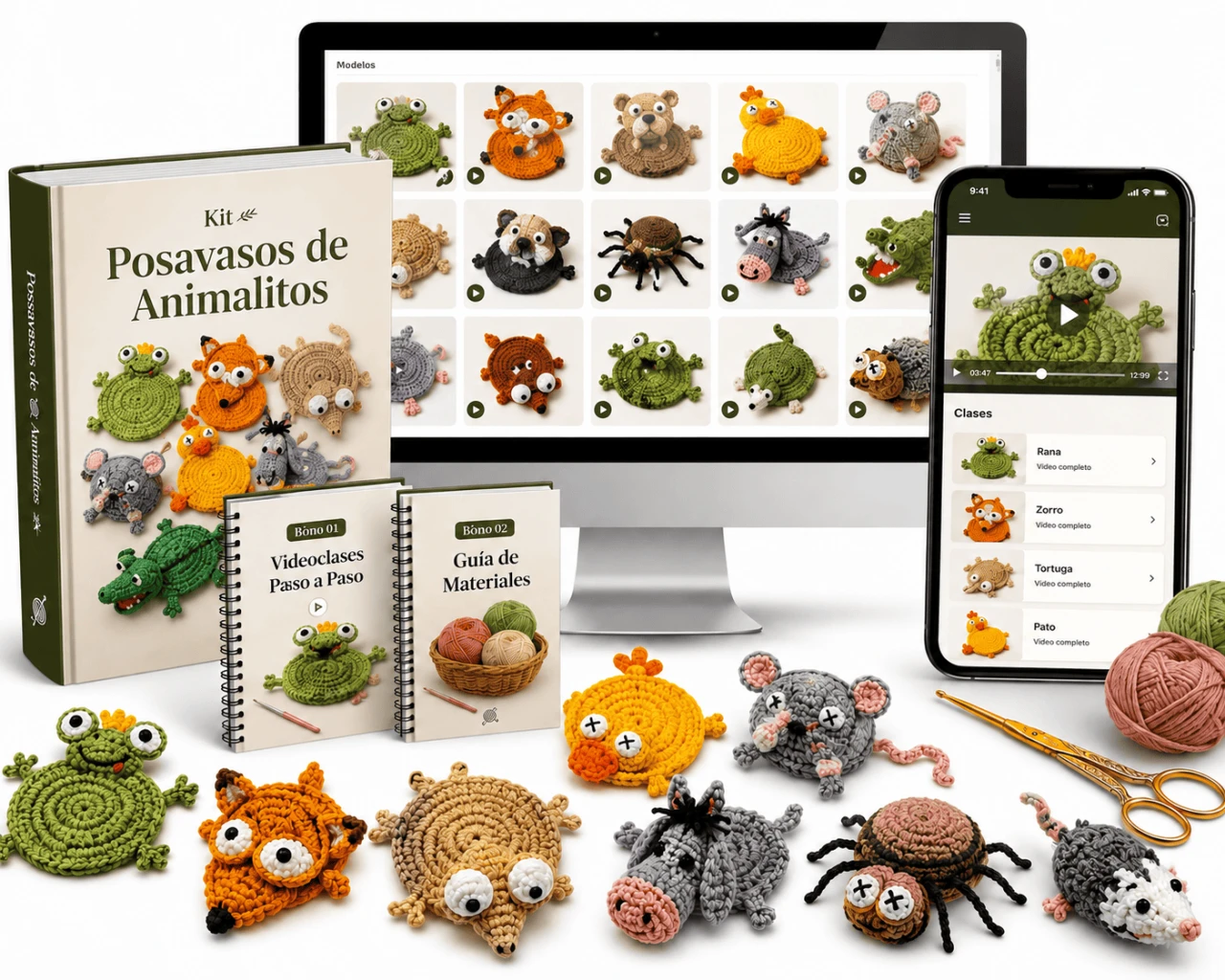 Kit de Posavasos de Animalitos