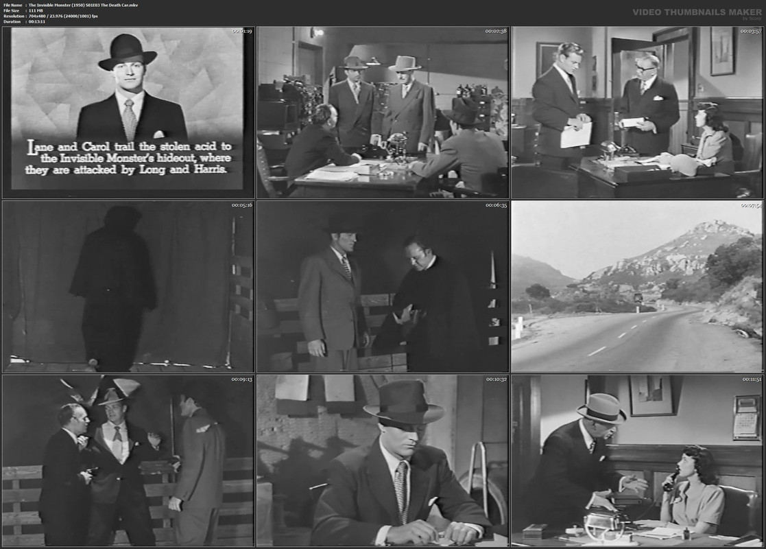 The Invisible Monster (1950) S01E03 The Death Car.mkv