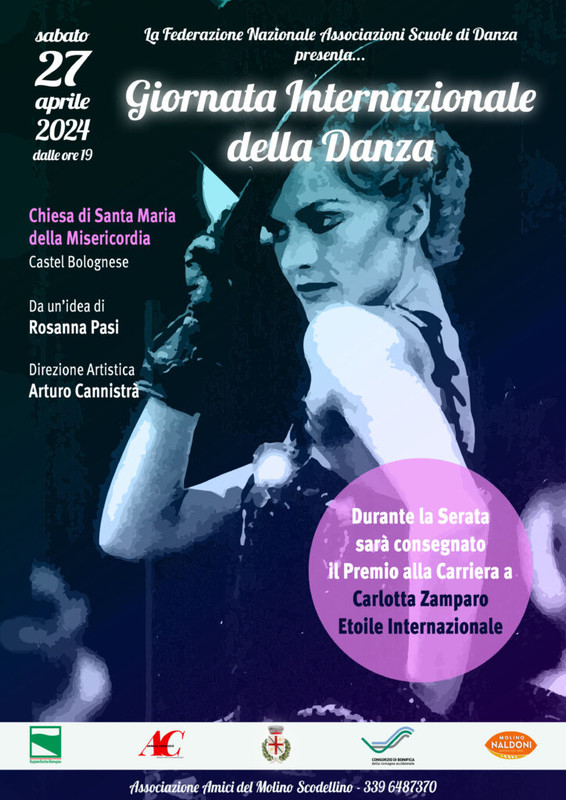 Giornata Internazionale Della Danza Sabato 27 aprile appuntamento a Castel Bolognese Giornata Internazionale Della Danza Sabato 27 aprile appuntamento a Castel Bolognese