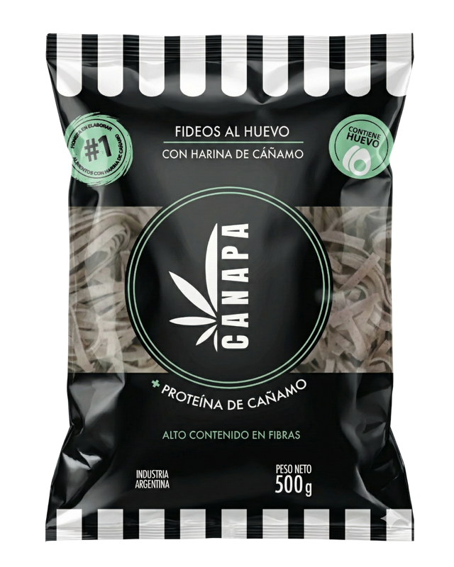 Fideos nido de cáñamo